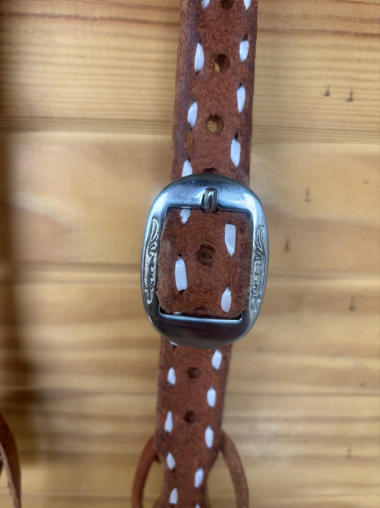 Herd Boss Hot Oiled Buckstitched Slit Ear Headstall – Hermann Oak